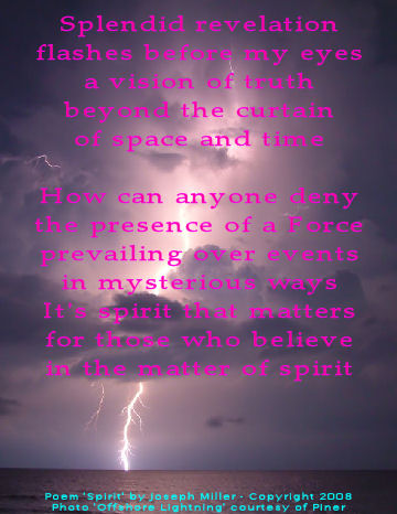spirit matters poem